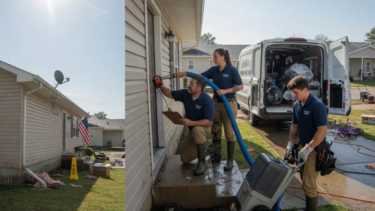 Ceiling Water Damage Restoration in Kentwood, LA near me